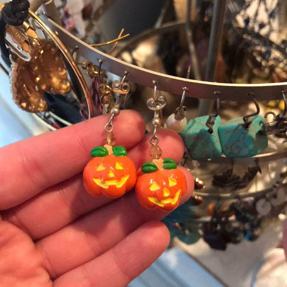 Pumpkin earrings